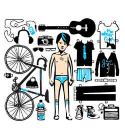 Hipster Doll Hipster Doll by Threadless T-shirts